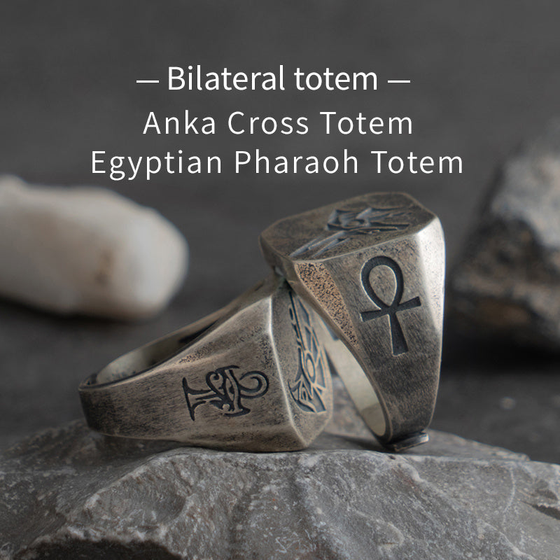 Egyptian Gods Eye Of Horus Thai Silver Ring