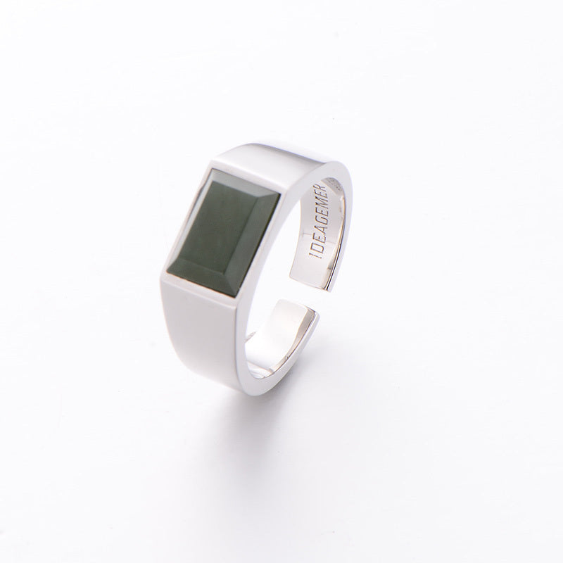 Men's Sterling Silver Ring Index Finger Tail Ring