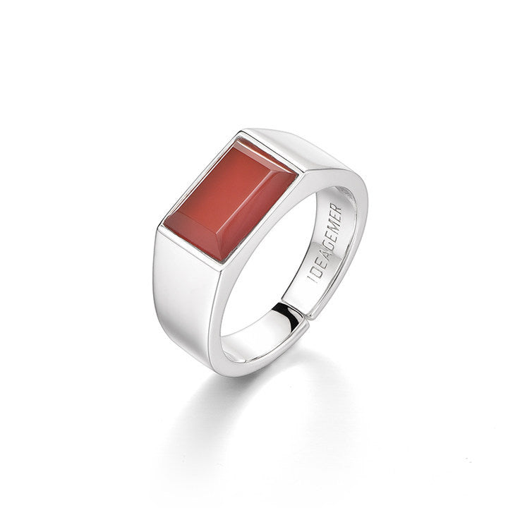 Men's Sterling Silver Ring Index Finger Tail Ring