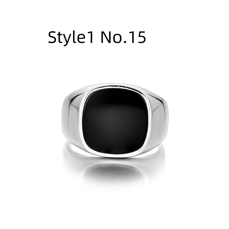 Men's Sterling Silver Ring Index Finger Tail Ring