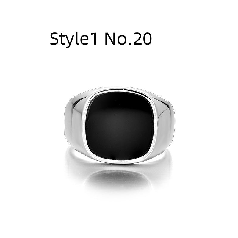 Men's Sterling Silver Ring Index Finger Tail Ring