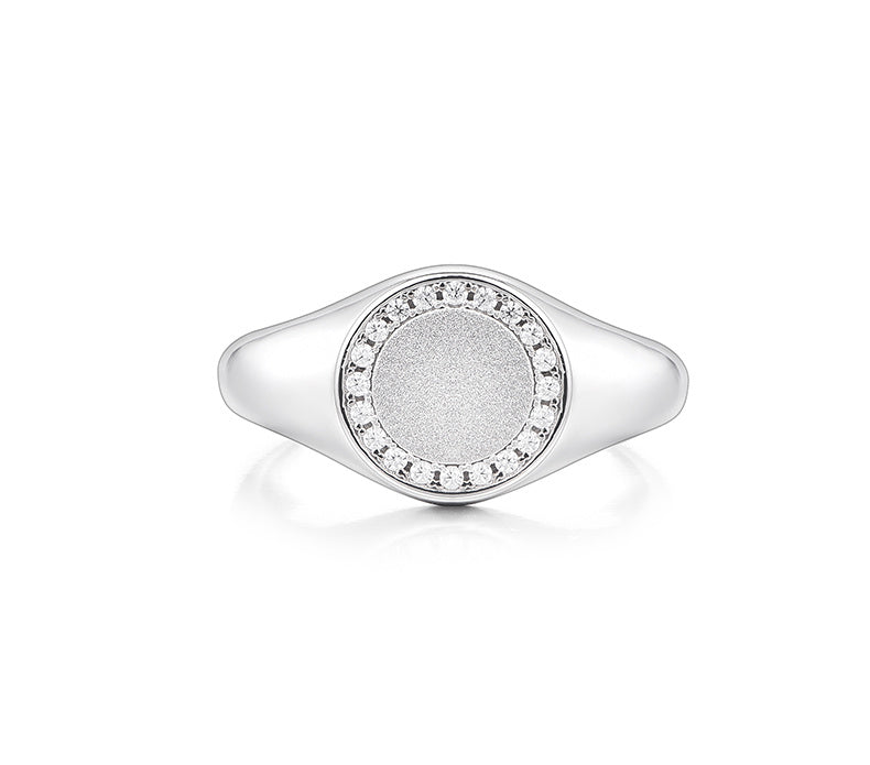 Sterling Silver Ring For Boys With Trendy Design