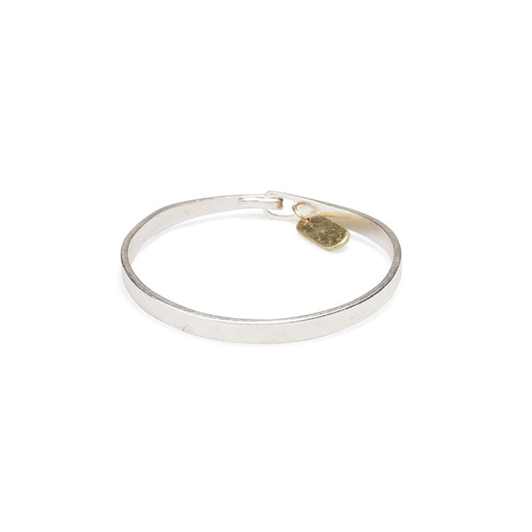 Original Design Pure Handmade Bracelet Plain Silver Simple