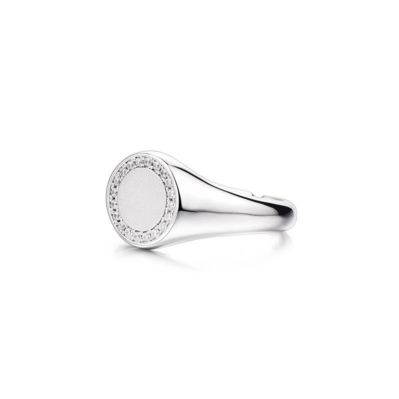 Sterling Silver Ring For Boys With Trendy Design