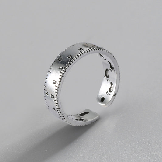 Digital Ruler Creative Fashion Personality Index Finger Ring