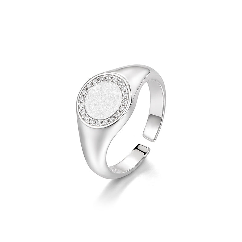 Sterling Silver Ring For Boys With Trendy Design