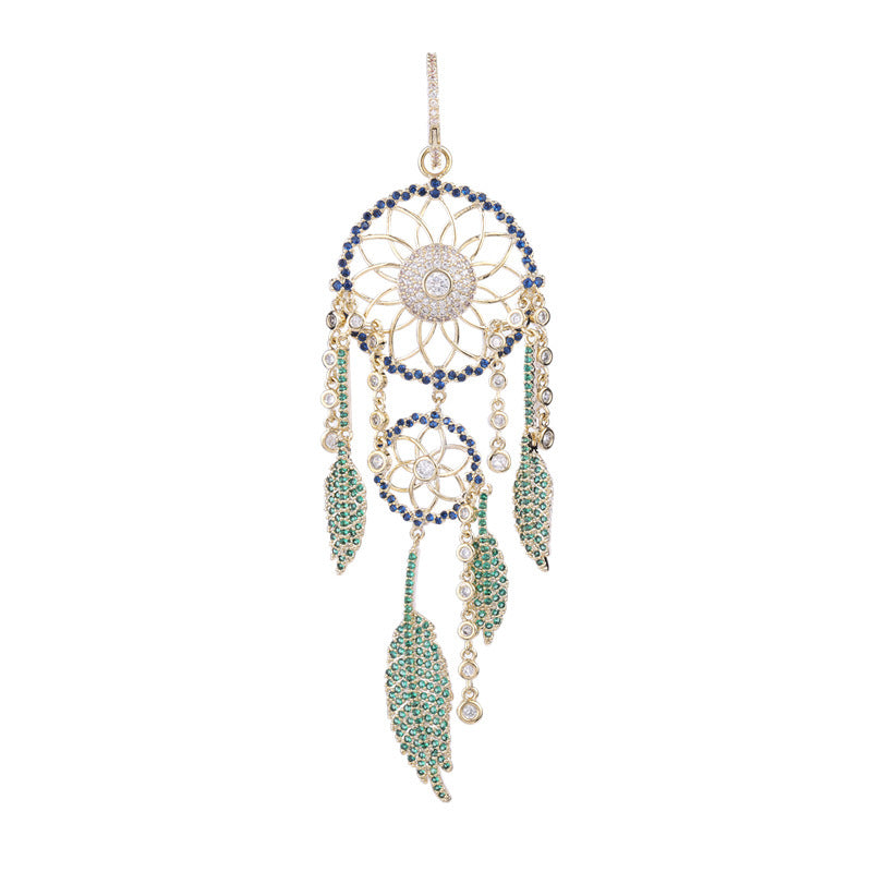 Women's Retro Dream Catcher Tassel Earrings