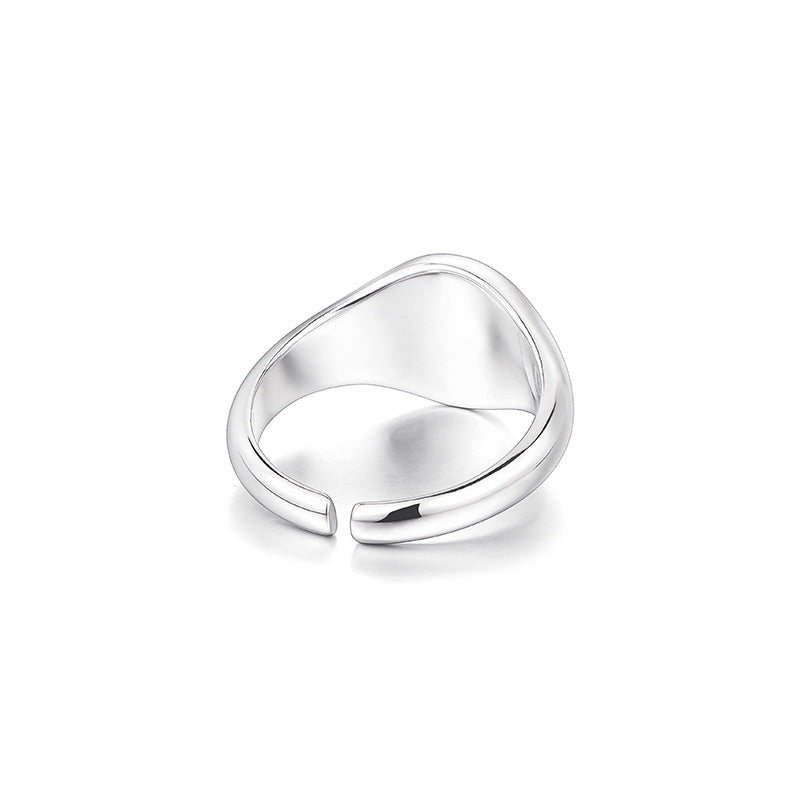 Sterling Silver Ring For Boys With Trendy Design