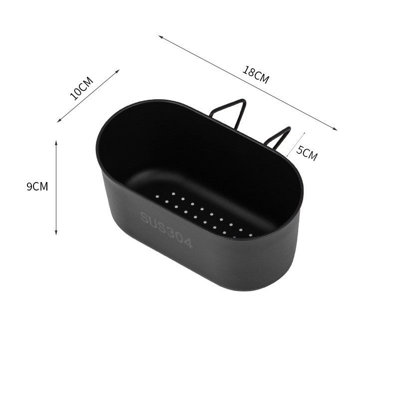 Stainless Steel Drain Basket Basin Kitchen